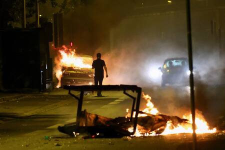 Manifestaciones y violencia en Francia. Foto: Reuters.