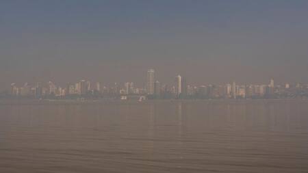 Rosario invadida por el humo. Foto: NA