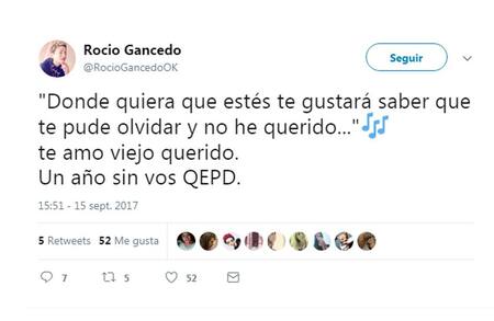 Rocío Gancedo - Twitter