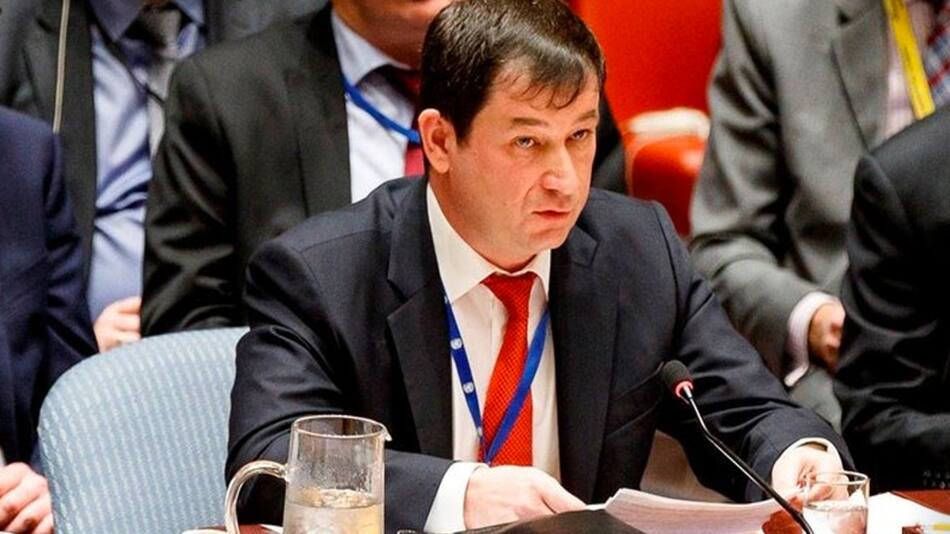 Embajador adjunto de Rusia ante la ONU, Dmitri Polianski. Foto: ONU/Reuters.