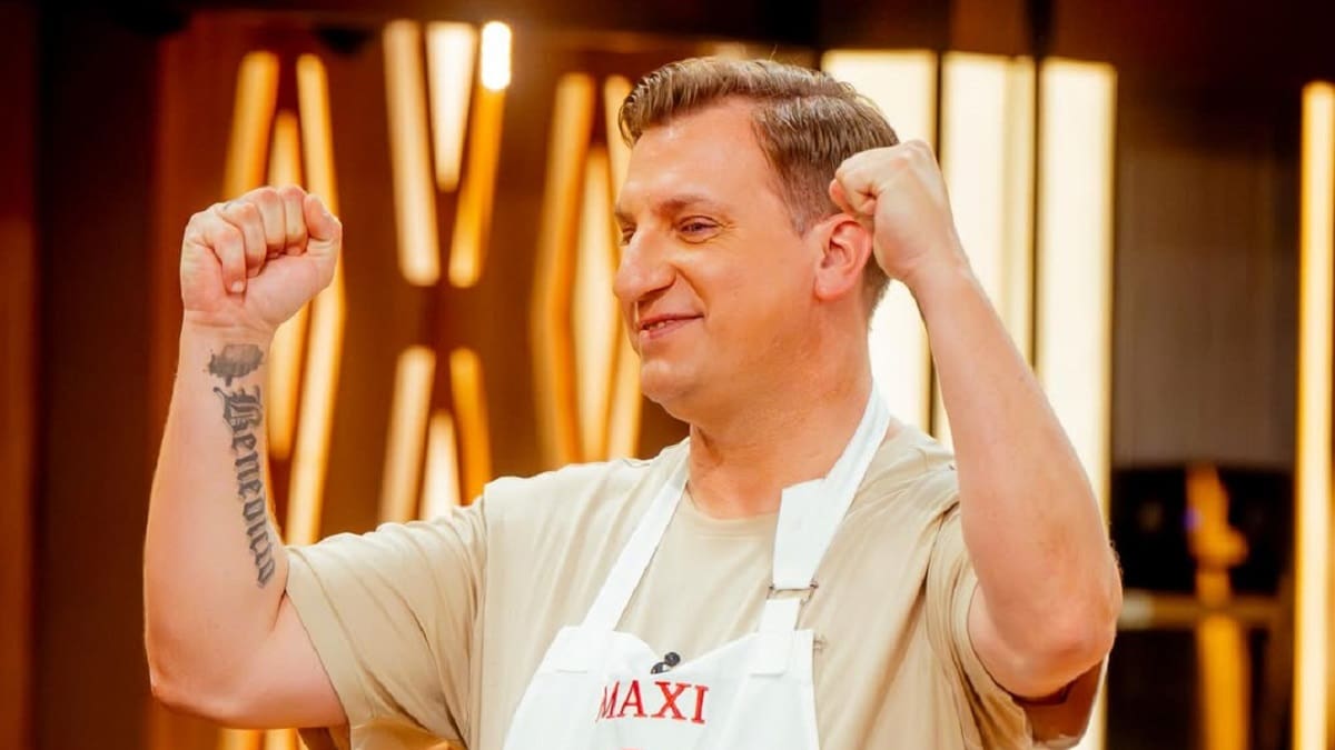 Maxi López en MasterChef Celebrity.