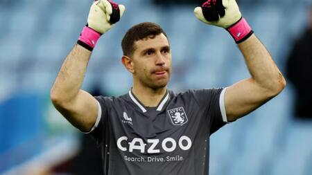 Dibu Martínez, Aston Villa. Foto: NA