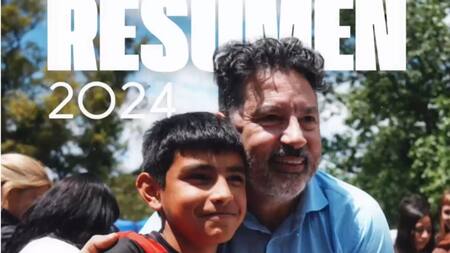 Resumen de los avances de 2024 en el municipio de Merlo. Foto: Captura de video.