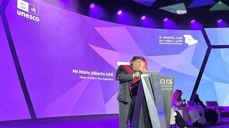 Mario Ishii participa en la apertura de la 6ª Cumbre Mundial sobre Ciudades del Aprendizaje en Jubail, Arabia Saudita