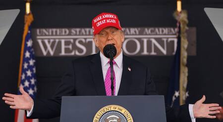 Donald Trump, presidente de Estados Unidos. Foto: Reuters/Eduardo Muñoz