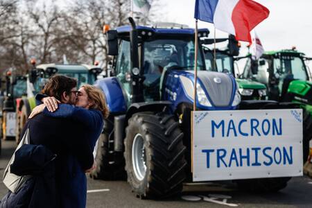 Protestas en Francia contra el acuerdo entre Mercosur y la Unión Europea.