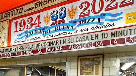 Pizzería El Cuartito. Foto: Instagram @recorre.ba