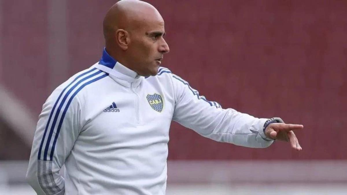 Jorge Martínez fue apartado de su cargo en Boca. Foto: Twitter.