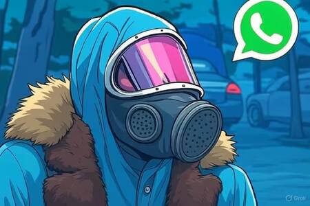 Modo "Eternauta" en WhatsApp. Foto: Grok.