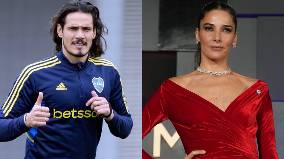 Edinson Cavani y Juana Viale. Fotos: NA.