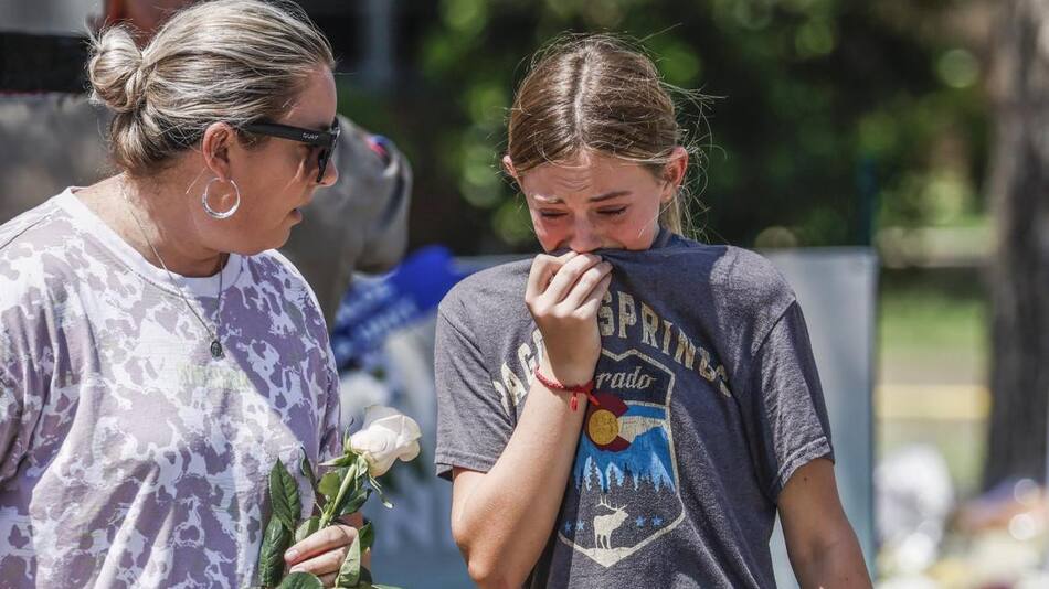 Masacre en Texas, escuela primaria. Foto: EFE.