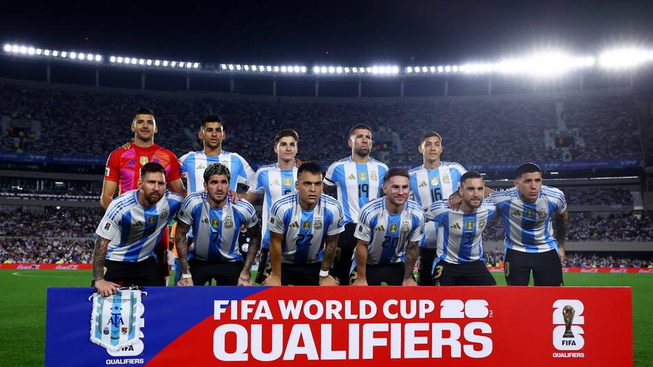 La Selección argentina. Foto: Reuters.