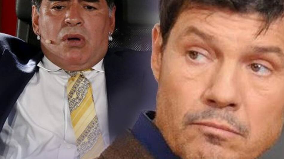 Marcelo Tinelli contra Maradona