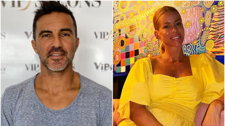 Fabián Cubero y Nicole Neumann. Fotos: Instagram.