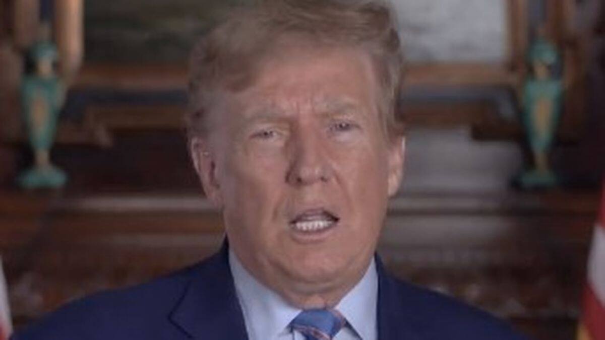 Mensaje de Donald Trump para Javier Milei. Foto: Captura de video.