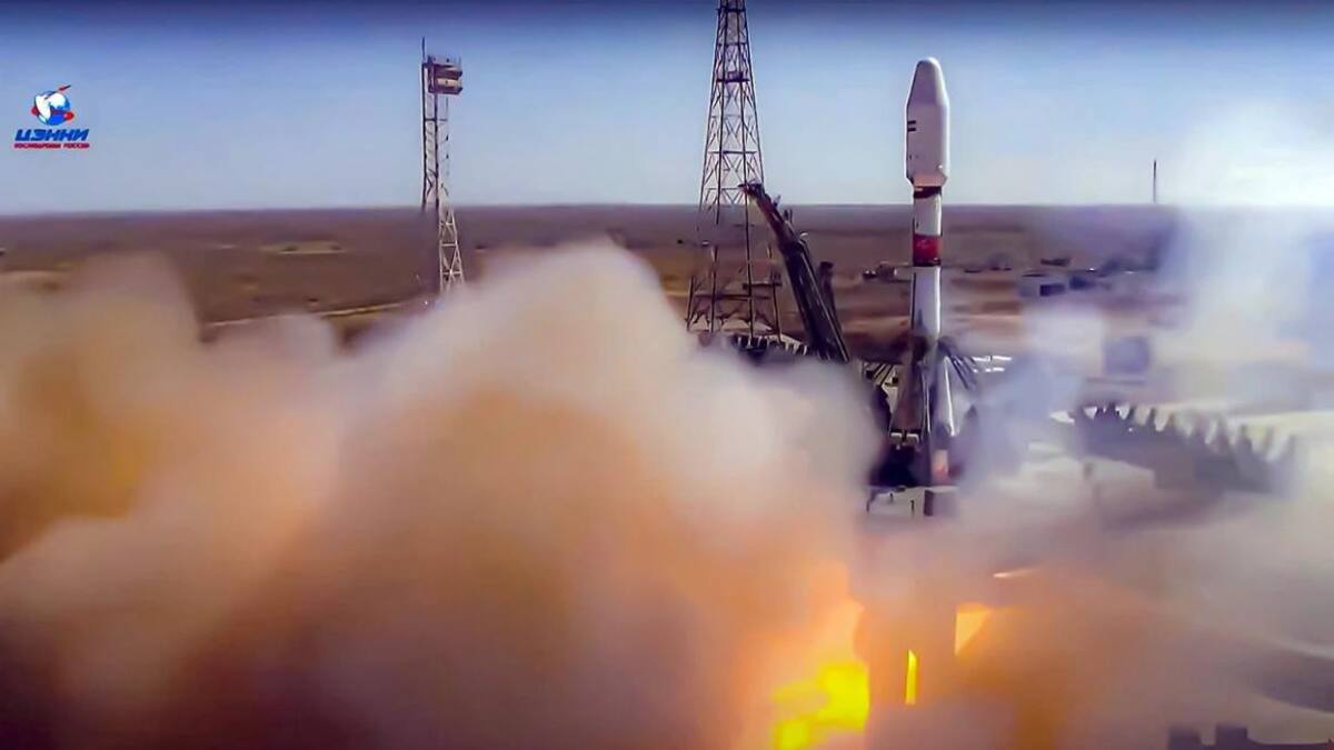 Satélite iraní Khayam, foto Roscosmos