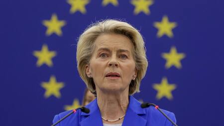 Ursula von der Leyen, presidenta de la Comisión Europea. Foto: EFE.