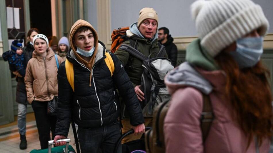 Conflicto entre Rusia y Ucrania, migrantes, NA