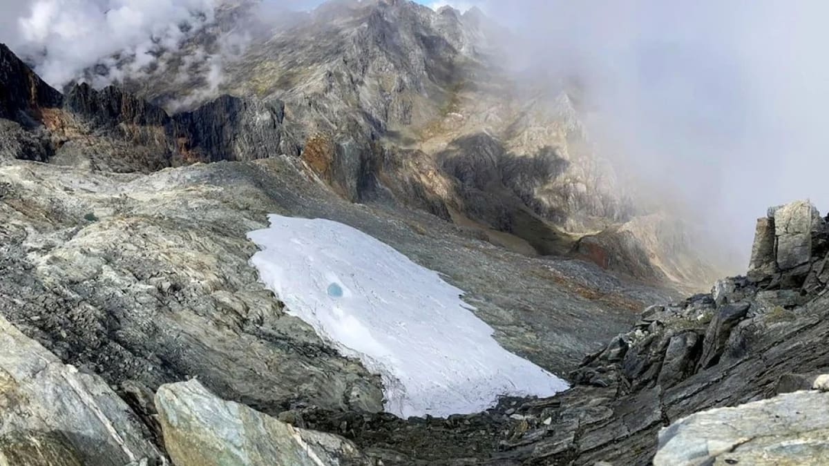 Último glaciar de Venezuela. Foto: @extremetemps