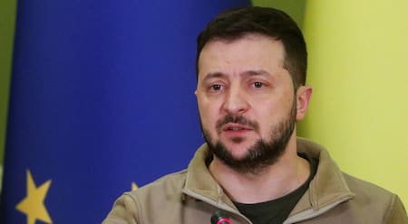 Volodimir Zelenski, presidente de Ucrania, conflicto Rusia-Ucrania, Guerra, AFP