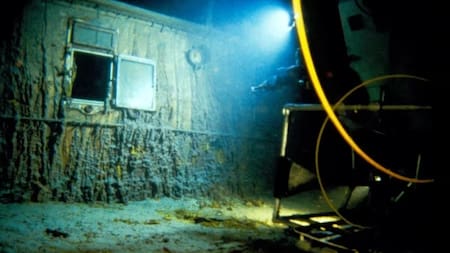 Restos del Titanic en el fondo del mar. Foto: Reuters