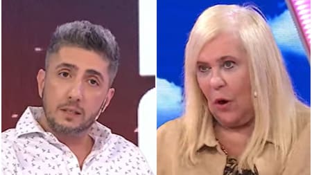 Jey Mammon y Laura Ubfal. Fotos: captura América TV.