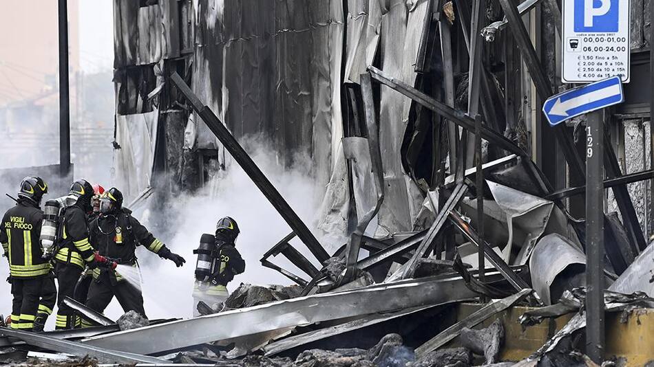Tragedia aérea en Italia, Reuters