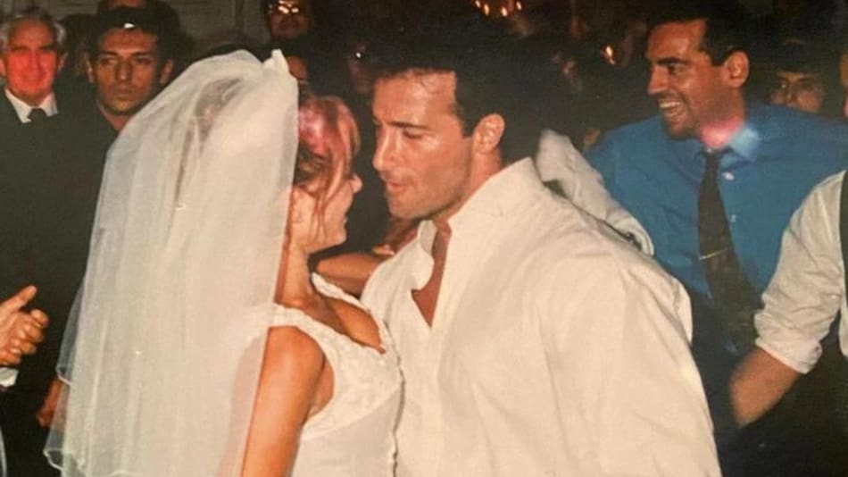 Catherine Fulop y Osvaldo Sabatini, casamiento