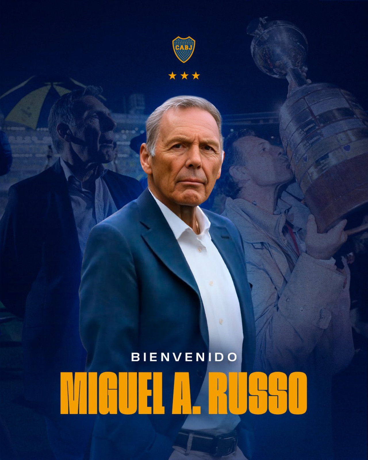 Miguel Ángel Russo, flamante entrenador de Boca. Foto: X @BocaJrsOficial