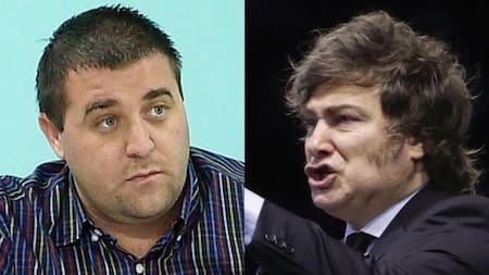 Pablo Toviggino y Javier Milei.