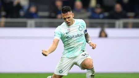 Lautaro Martínez; Inter de Milán-Lecce. Foto: Reuters.