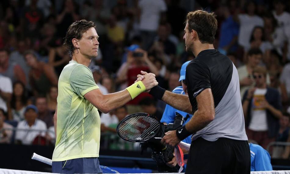 Del Potro y Tomas Berdych - Abierto de Australia - Reuters -