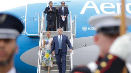 Alberto Fernández en Estados Unidos, NA