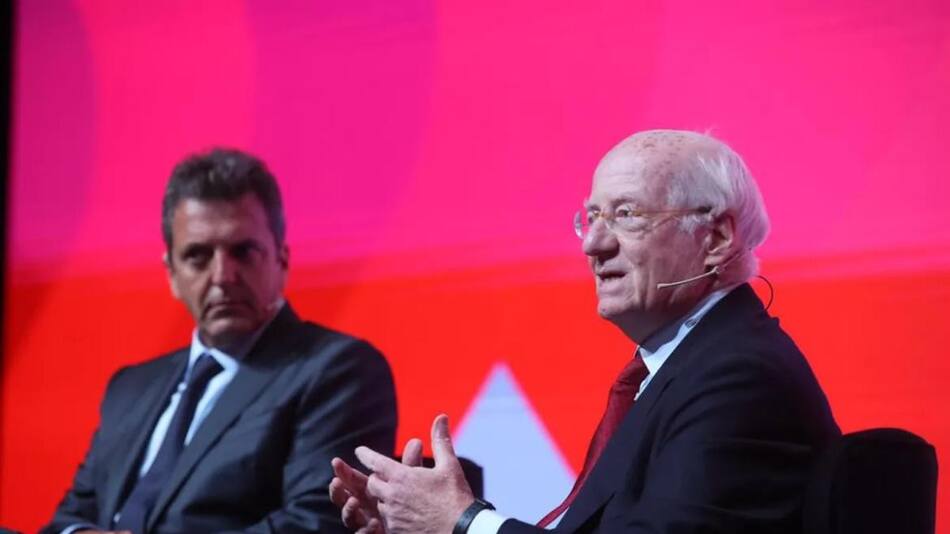Paolo Rocca, presidente del Grupo Techint, cerró el evento Propyme junto al Ministro de Economía, Sergio Massa