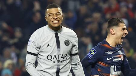 Kylian Mbappe en el PSG. Foto: REUTERS.