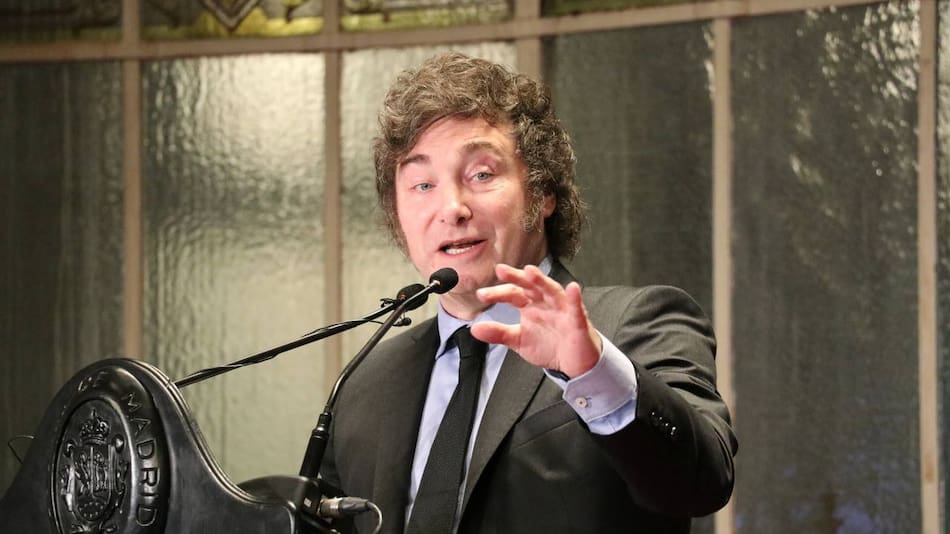 Javier Milei en España. Foto: Presidencia.
