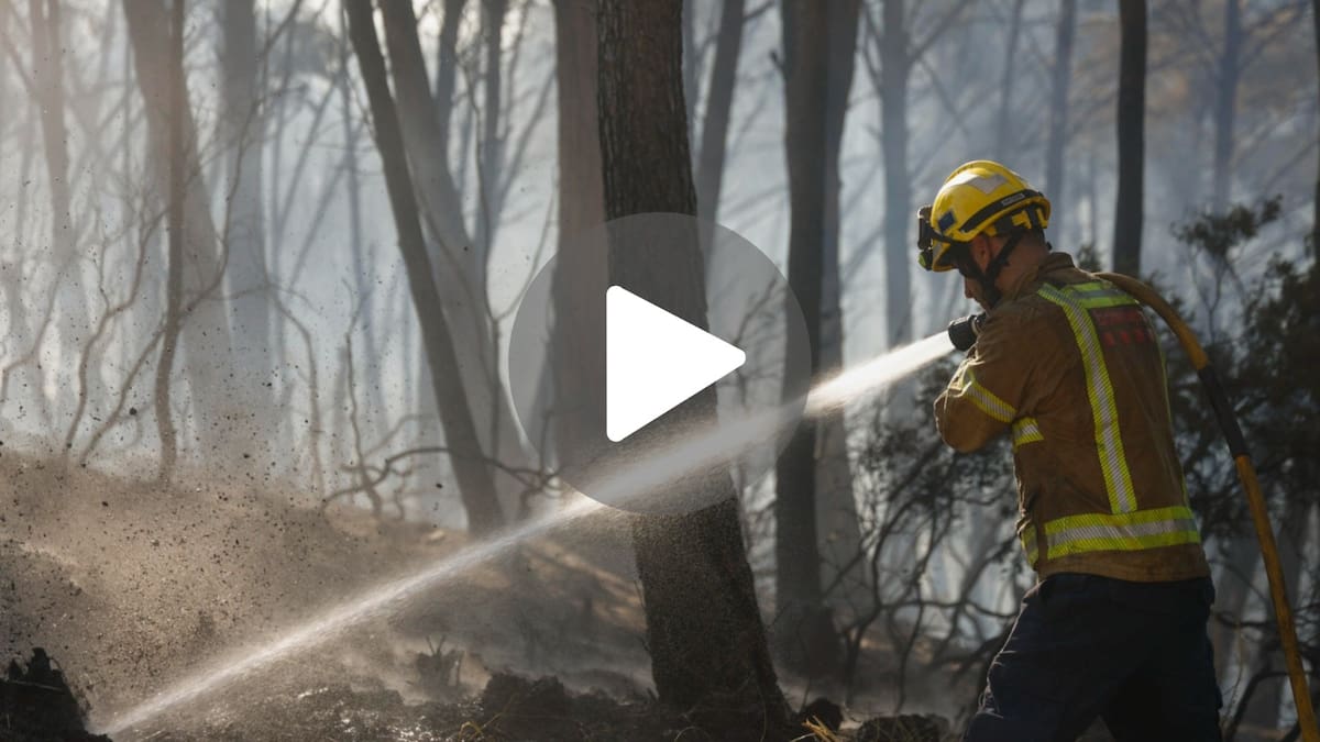 Incendios en España.