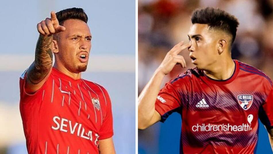 Lucas Ocampos y Alan Velasco. Foto: Instagrams.