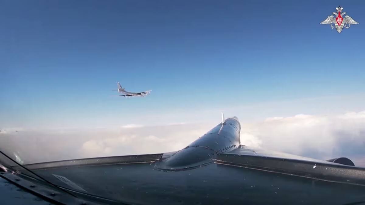 EEUU detectó y rastreó dos aviones militares rusos. Foto: captura video