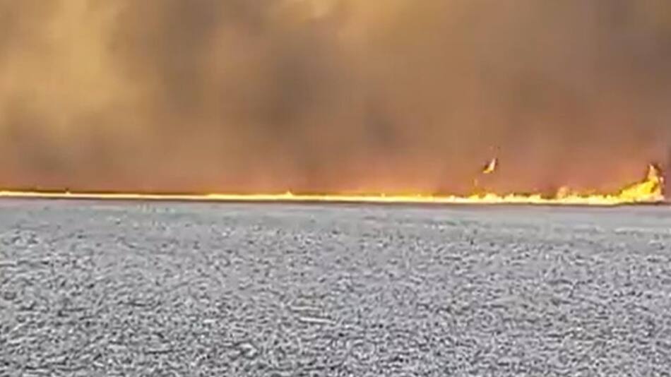 Incendios en Córdoba. Foto: captura de video.
