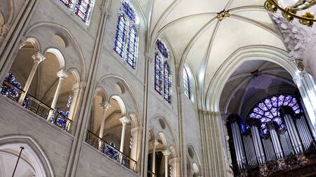 Imágenes de la catedral de Notre Dame en París tras su reconstrucción. Foto: Reuters.