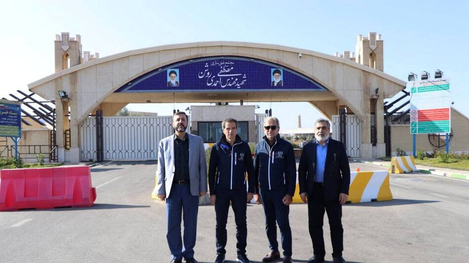 Rafael Grossi en Irán. Foto: archivo Reuters