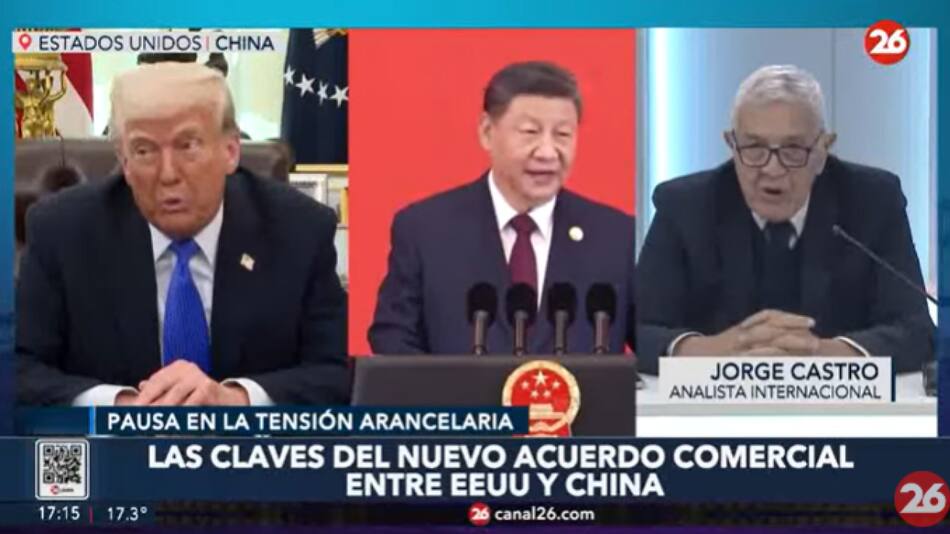Jorge Castro sobre el acuerdo comercial entre China y Estados Unidos. Foto: Captura de video.