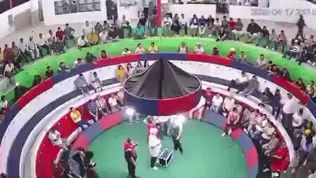 El momento previo del ataque armado en Ecuador. Foto: captura de pantalla.