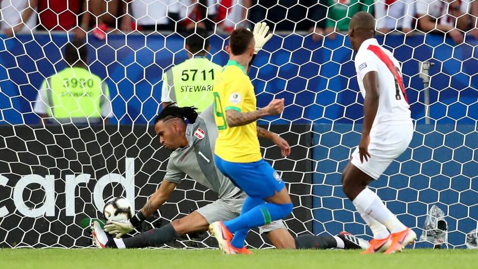 Gol de Everton, Brasil vs Perú - Copa América Reuters