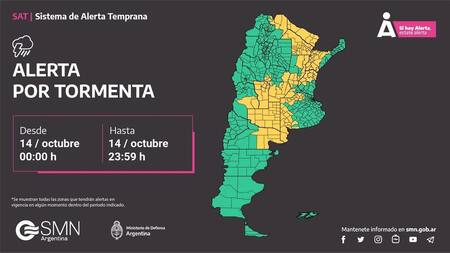 Clima, pronóstico del tiempo. NA - SMN