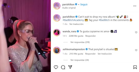 El comentario de Wanda.