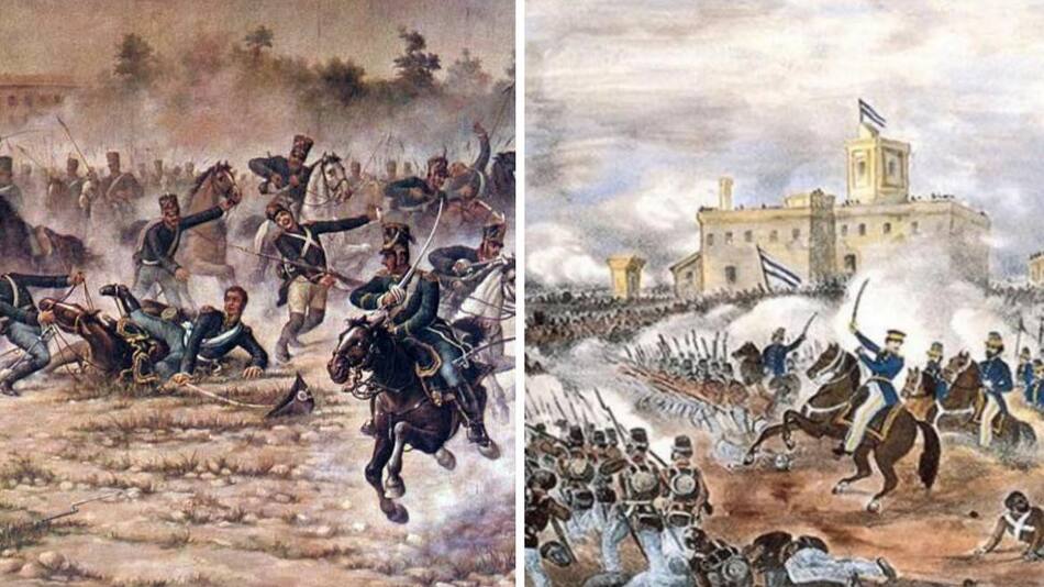 Combate de San Lorenzo y Batalla de Caseros