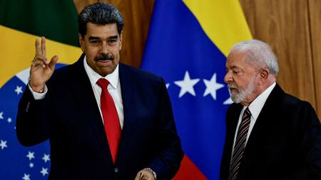 Lula da Silva y Nicolás Maduro. Foto: REUTERS.