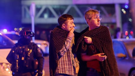 Sobrevivientes del atentado en Moscú. Foto: Reuters.